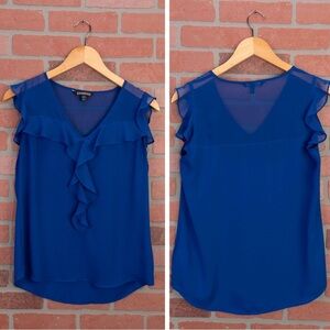 Cobalt Blue Sleeveless Blouse